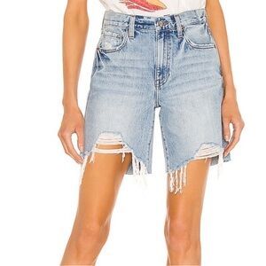 Pistola Kelly '90s Skater Short Blue Denim Jean Short Distressed Size 29